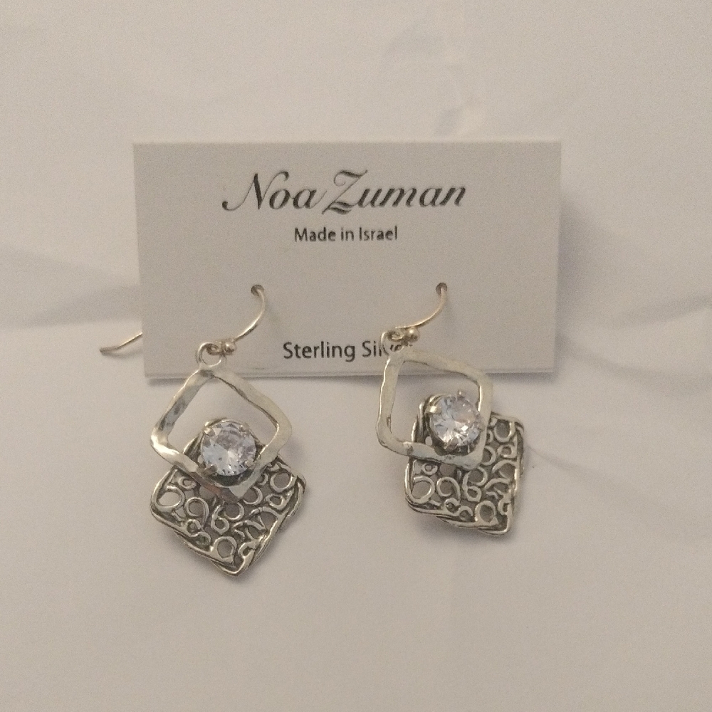 Noa Zuman Sterling Silver Fashionable Earings